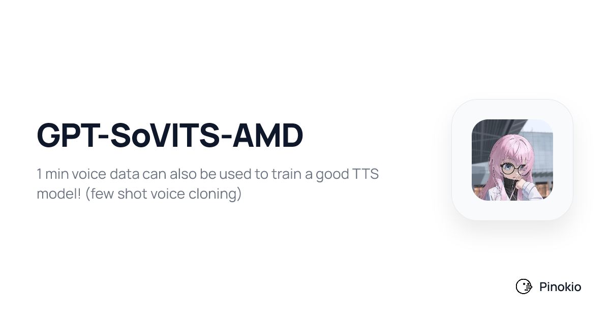 GPT-SoVITS-AMD on Pinokio