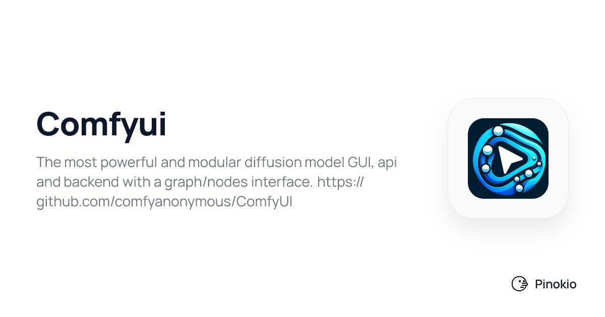 Comfyui on Pinokio