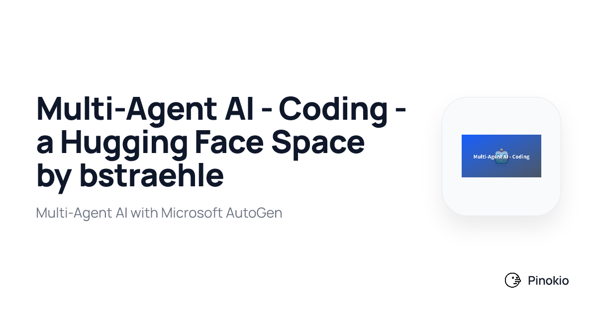 Multi-Agent AI - Coding - a Hugging Face Space by bstraehle checkpoints ...